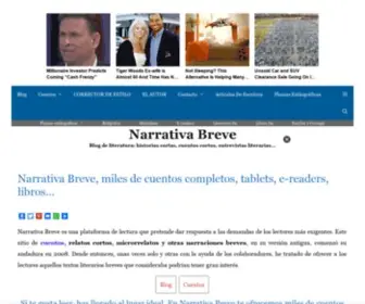 Narrativabreve.com(Miles de cuentos completos gratis) Screenshot