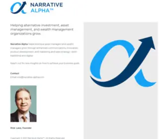 Narrative-Alpha.com(Narrative Alpha) Screenshot