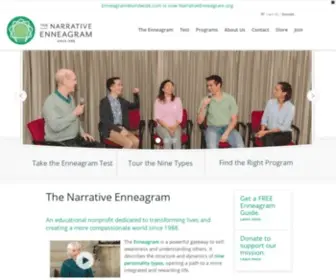 Narrativeenneagram.org(The Narrative Enneagram) Screenshot