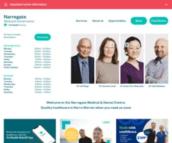 Narregatemedicalcentre.com.au(Narregate Medical & Dental Centre(NEW)) Screenshot