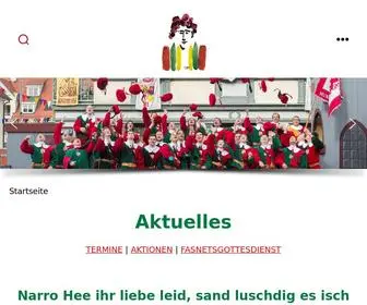 Narro-Hee.de(Trommgesellenzunft Munderkingen e.V) Screenshot