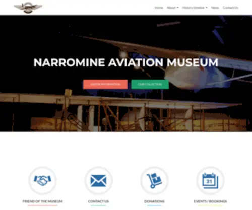 Narromineaviationmuseum.org.au(Narromine Aviation Museum) Screenshot