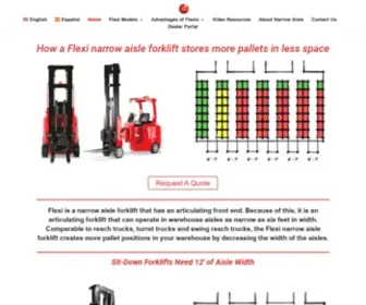 Narrowaisleinc.com(Narrow Aisle Forklift) Screenshot