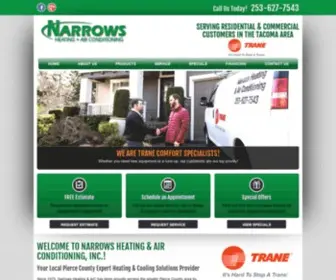 Narrowsheating.com(Heating &amp; Air Conditioning) Screenshot