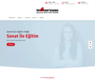 Narsanat.org.tr(Bakırköy sanatçılar derneği) Screenshot