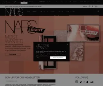 Narscosmetics.co.uk(NARS Cosmetics) Screenshot