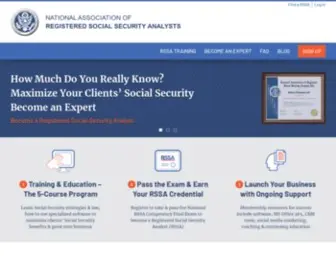 Narssa.org(Find a Social Security Advisor) Screenshot