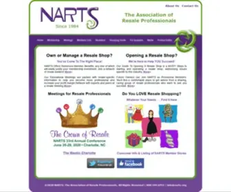 Narts.org(NARTS: The Association of Resale Professionals) Screenshot