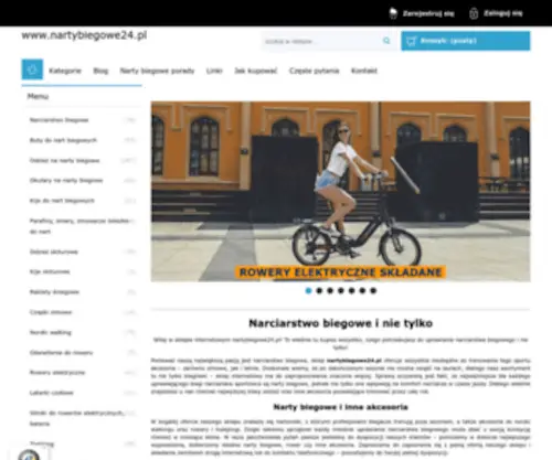 Nartybiegowe24.pl(Narciarstwo biegowe) Screenshot
