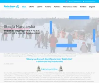 Nartybodzentyn.pl(Stacja Narciarska BABA JAGA w Bodzentynie) Screenshot