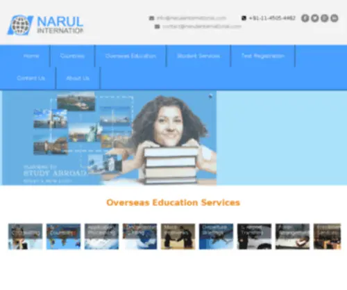 Narulainternational.com(Approved Overseas Education Consultants) Screenshot