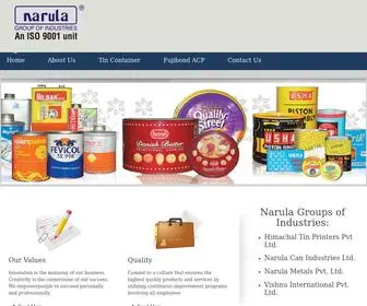 Narulapackaging.com(Narula Group of Industries) Screenshot