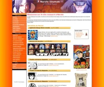 Naruto-Uzumaki.net(Un site utilisant WordPress) Screenshot