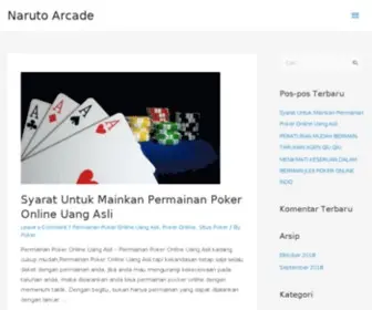 Narutoarcade.com(600全讯白菜网站) Screenshot