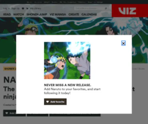 Naruto.com(Naruto) Screenshot