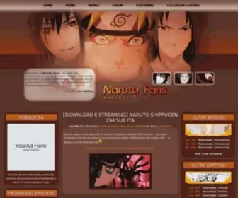 Narutofans.eu(Naruto Fans) Screenshot