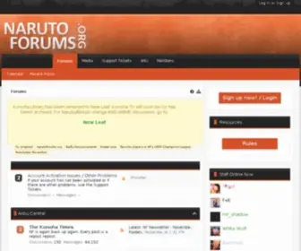 Narutoforums.com(Naruto Forums) Screenshot