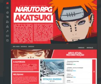 Narutorpgakatsuki.net(Naruto RPG Akatsuki) Screenshot