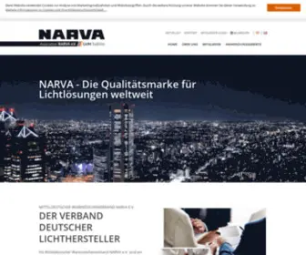 Narva.de(NARVA e.V) Screenshot