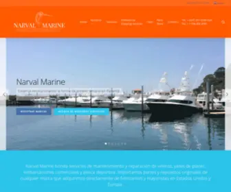 Narvalmarine.com(Narval Marine offers maintenance and spare parts of boats and everything else in Panama) Screenshot