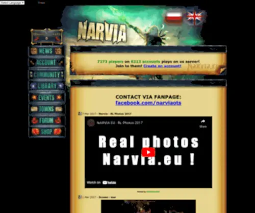 Narvia.eu(BEST OTS IN 2012) Screenshot