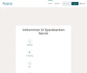 Narviksparebank.no(Narviksparebank) Screenshot