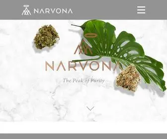 Narvona.com(Michigan Natural Medical & Recreational Cannabis Growers) Screenshot