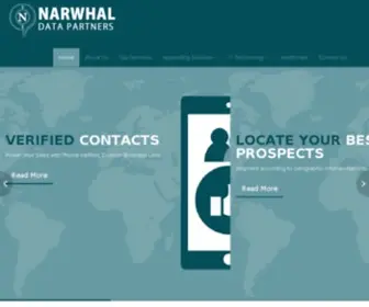 Narwhaldatapartners.com(Technology Leads) Screenshot