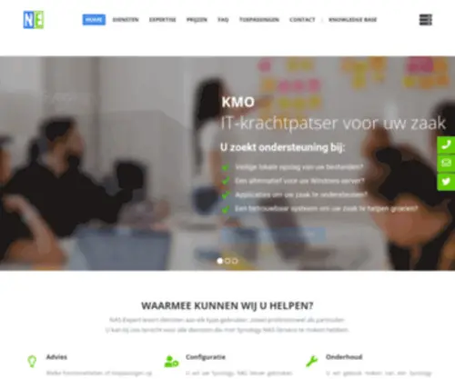 Nas-Expert.be(Onze expertise voor uw Synology) Screenshot
