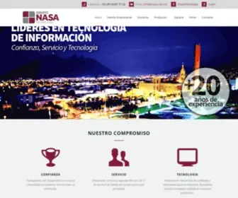 Nasa.com.mx(Expertos en Tecnología) Screenshot