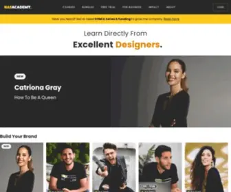 Nasacademy.com(Become a content creator) Screenshot