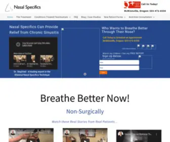 Nasalspecific.com(Nasal Specifics) Screenshot