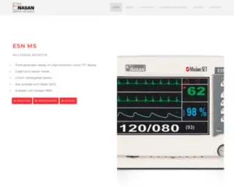 Nasanmedical.com(Nasan : India’s leading and reliable medical electronics equipment) Screenshot