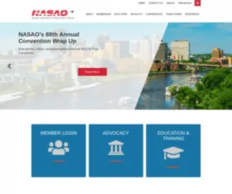 Nasao.org(National Association of State Aviation Officials) Screenshot