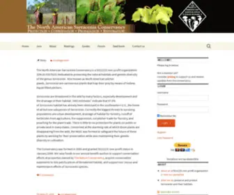 Nasarracenia.org(North American Sarracenia Conservancy) Screenshot
