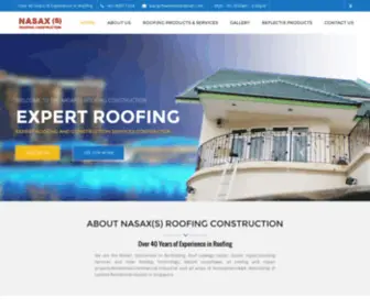 Nasaxroofing.com(Best Roofing Contractor and Roof Specialist Singapore) Screenshot