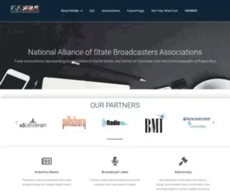 Nasbaonline.net(National Alliance of State Broadcasters Association) Screenshot