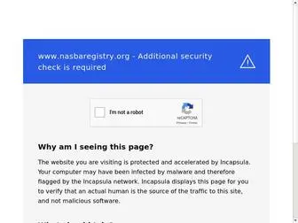 Nasbaregistry.org(Advocate of quality CPE) Screenshot