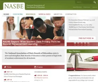 Nasbe.org(National Association of State Boards of Education) Screenshot