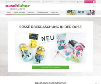 Naschlabor.de(Fruchtgummis & Geschenke online kaufen) Screenshot
