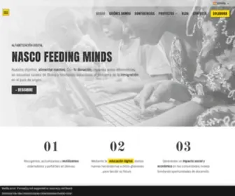 Nascoict.org(Nasco Feeding Minds) Screenshot