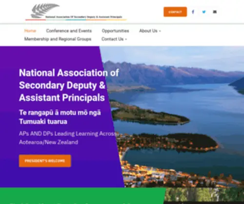 Nasdap.org.nz(National Association of Secondary Deputy & Assistant Principals) Screenshot