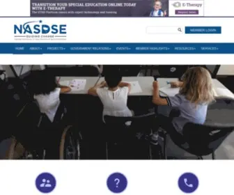 Nasdse.org(National Association of State Directors of Special Education) Screenshot