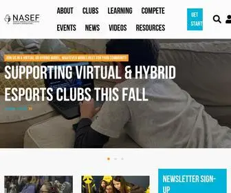 Nasef.org(High School Esports Clubs) Screenshot