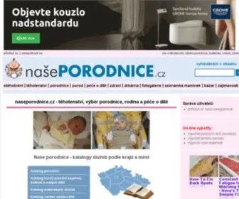 Naseporodnice.cz(Těhotenství) Screenshot