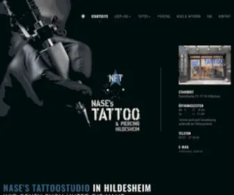 Nases-Tattoo.de(Nase's Tattoostudio in Hildesheim) Screenshot