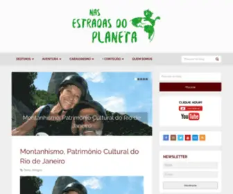 Nasestradasdoplaneta.com.br(Nas estradas do planeta) Screenshot