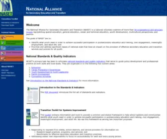 Nasetalliance.org(National Alliance for Secondary Education and Transition) Screenshot