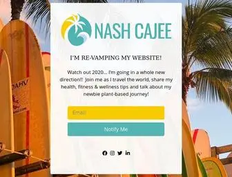 Nashcajee.com(Nash Cajee) Screenshot