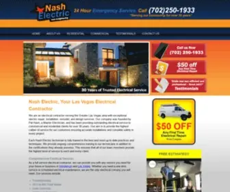 Nashelectricinc.com(Nash Electric Inc) Screenshot